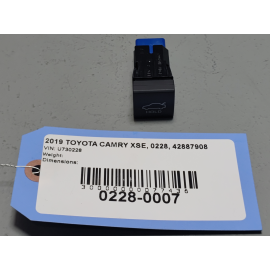 2019-2024 Toyota Camry Dashboard Trunk Deck Lid Release Open Switch Button OEM