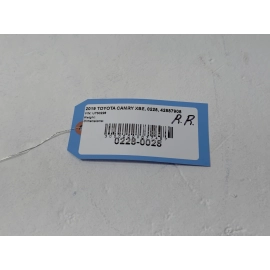 TOYOTA CAMRY 2018-2024 REAR RIGHT PASSENGER SIDE DOOR WINDOW GLASS OEM