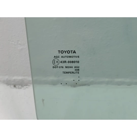 TOYOTA CAMRY 2018-2024 REAR RIGHT PASSENGER SIDE DOOR WINDOW GLASS OEM