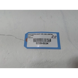 TOYOTA CAMRY REAR PASSENGER SIDE DOOR CORNER FIXED WINDOW GLASS 2018 - 2024 OEM