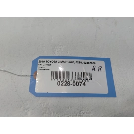 2018-2024 Toyota Camry Rear Right Passenger Door Armrest Leather OEM