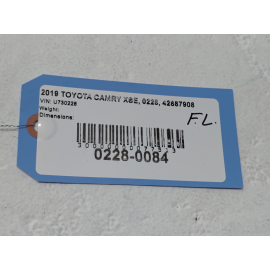 2018-2020 Toyota Camry Front Driver Door Mirror w/Blind Spot & Surroundview OEM