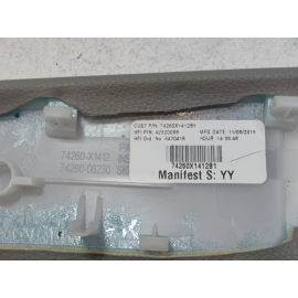 2018-2020 TOYOTA CAMRY XSE REAR DRIVER SIDE DOOR ARMREST ARM REST COVER GRAY OEM