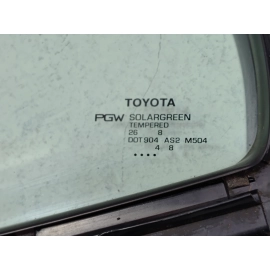 2018 - 2024 Toyota Camry Rear Left Driver Side Quarter Window Glass OEM