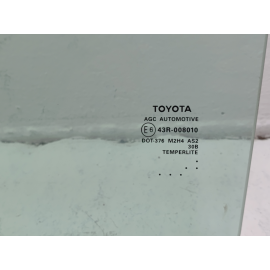 2018-2024 Toyota Camry Rear Left Driver Door Movable Window Glass OEM