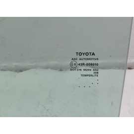 2018-2024 Toyota Camry Rear Left Driver Door Movable Window Glass OEM