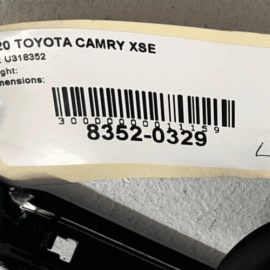 TOYOTA CAMRY 2015 - 2020 FRONT LEFT OR RIGHT SEAT BELT HEIGHT ADJUSTER OEM 