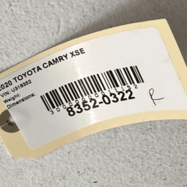 TOYOTA CAMRY 2015 - 2020 FRONT LEFT OR RIGHT SEAT BELT HEIGHT ADJUSTER OEM 
