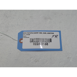 2018-2025 Toyota Camry Front Passenger Side Door Window Belt Molding OEM Chrome