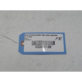 2018-2025 Toyota Camry Front Passenger Side Door Window Belt Molding OEM Chrome