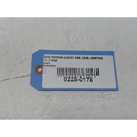 2018-2020 Toyota Camry XSE Dashboard Instrument Panel Wire Wiring Harness OEM