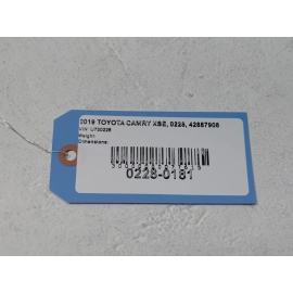 2018-2020 TOYOTA CAMRY FRONT DASH DASHBOARD INSTRUMENT PANEL W/ HEAD UP OEM