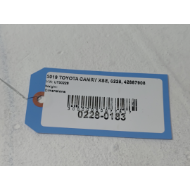 TOYOTA CAMRY ALL WEATHER INTERIOR FLOOR RUBBER COVER LINER MAT OEM  2018-2024