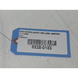 TOYOTA CAMRY ALL WEATHER INTERIOR FLOOR RUBBER COVER LINER MAT OEM  2018-2024