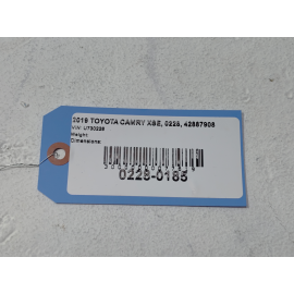 2018-2025 TOYOTA CAMRY TRUNK ALL WEATHER CARGO TRAY FLOOR RUBBER MAT