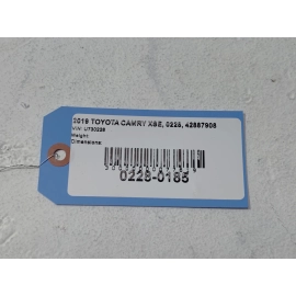 2018-2025 TOYOTA CAMRY TRUNK ALL WEATHER CARGO TRAY FLOOR RUBBER MAT