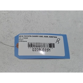 2018-2025 TOYOTA CAMRY SE XSE PASSENGER SIDE BODY SKIRT ROCKER PANEL 089 OEM