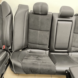 18-20 ACURA TLX A-SPEC ASPEC SEAT COMPLETE FULL SET ALCANTARA BLACK LEATHER