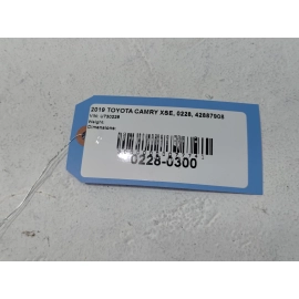 2018-2024 Toyota Camry Rear Left Driver Door Shell Panel OEM