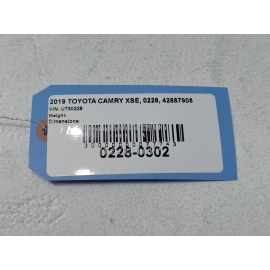 2018-2024 TOYOTA CAMRY FRONT DRIVER SIDE DOOR SHELL PANEL *089* W/HARNESS OEM