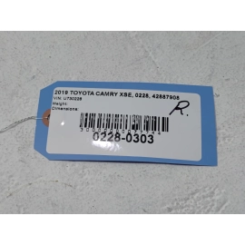 19-2024 Toyota Camry XSE FWD 2.5L Passenger Side Exhaust System Rear Muffler OEM