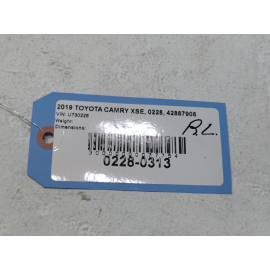 2018-2024 Toyota Camry XSE Rear Left Side Quarter Panel Splash Shield OEM