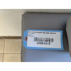 2019 Toyota Camry Rear Lefr Driver Side Seat Upper Cushion Pad OEM