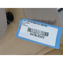 2019-2021 Toyota RAV4 Front Right Passenger Seat Assembly Cloth Beige OEM