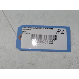 2019-25 Toyota RAV4 Rear Driver Side Quarter Wheel Arch Inner Flare Molding OEM