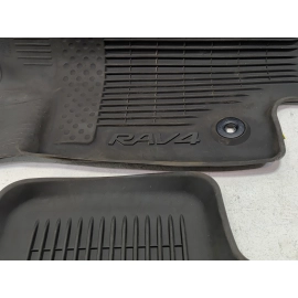 TOYOTA RAV4 ALL WEATHER INTERIOR FLOOR RUBBER LINER MAT 3PCS OEM  2019-2025