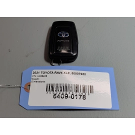 2019-2022 Toyota RAV4 Hybrid Remote Keyless Entry Smart Key Fob OEM 3 Button
