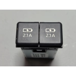 20-22 Toyota RAV4 Hybrid Center Console Rearward Dual USB Port Power Outlet OEM