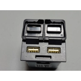 20-22 Toyota RAV4 Hybrid Center Console Rearward Dual USB Port Power Outlet OEM