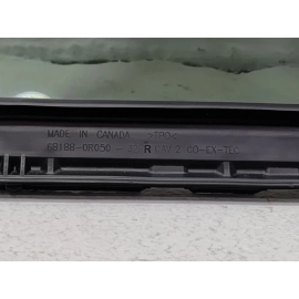 2019-2025 TOYOTA RAV4 REAR PASSENGER DOOR WINDOW CORNER VENT FIXED GLASS OEM