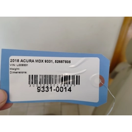 2014-2020 Acura MDX Rear 2nd Row Left Driver Seat Assembly OEM