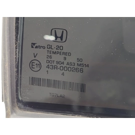 2019-2025 Honda Passport Rear Left Driver Window Corner Fixed Glass OEM