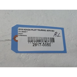 2019-2025 Honda Passport Rear Left Driver Door Window Regulator & Motor OEM