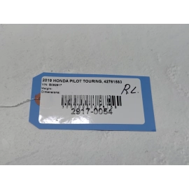 2016-2022 HONDA PILOT PASSPORT REAR DRIVER SIDE DOOR WINDOW BLIND SUN SHADE OEM