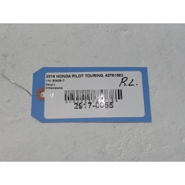 2016-2022 HONDA PILOT PASSPORT REAR DRIVER DOOR INTERIOR PANEL ARMREST TRIM OEM