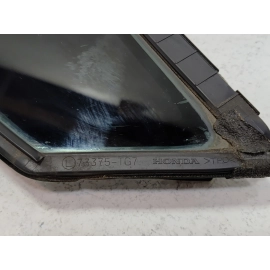 16-22 HONDA PILOT PASSPORT FRONT DRIVER DOOR FIXED VENT QUARTER WINDOW GLASS OEM