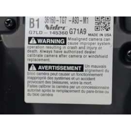 2019-2022 HONDA PILOT WINDSHIELD MOUNTED LANE KEEP ASSIST CAMERA OEM