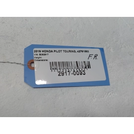 2016-2022 HONDA PILOT FRONT PASSENGER SIDE DOOR WINDOW REGULATOR W/ MOTOR OEM