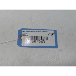 HONDA PILOT FRONT PASSENGER SIDE DOOR WINDOW GLASS RUN CHANNEL SEAL 2016-21 OEM