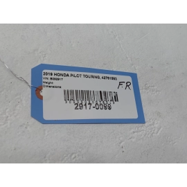 HONDA PILOT FRONT PASSENGER SIDE DOOR LOWER MOLDING GARNISH 2019 - 2022 OEM