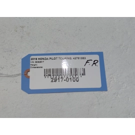 HONDA PILOT 2016-2021 FRONT PASSENGER SIDE DOOR WINDOW GLASS W/ acoustic OEM