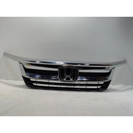 2019-2022 HONDA PILOT FRONT BUMPER RADIATOR GRILLE W/ UPPER MOLDING TRIM OEM