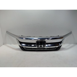 2019-2022 HONDA PILOT FRONT BUMPER RADIATOR GRILLE W/ UPPER MOLDING TRIM OEM