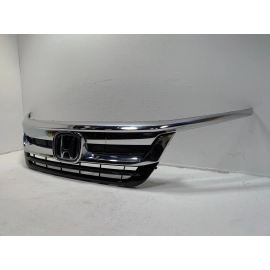 2019-2022 HONDA PILOT FRONT BUMPER RADIATOR GRILLE W/ UPPER MOLDING TRIM OEM