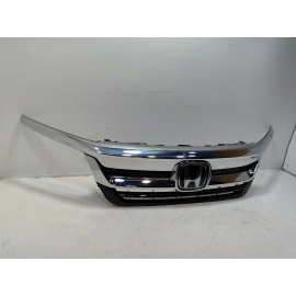 2019-2022 HONDA PILOT FRONT BUMPER RADIATOR GRILLE W/ UPPER MOLDING TRIM OEM