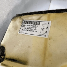 07-12 MERCEDES S600 S550 S63 AMG FRONT DRIVER SIDE INTERIOR FLOOR MAT CARPE